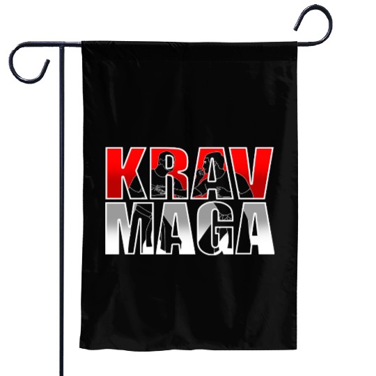 Krav Maga Israel Martial Arts Fighter Garden Flags