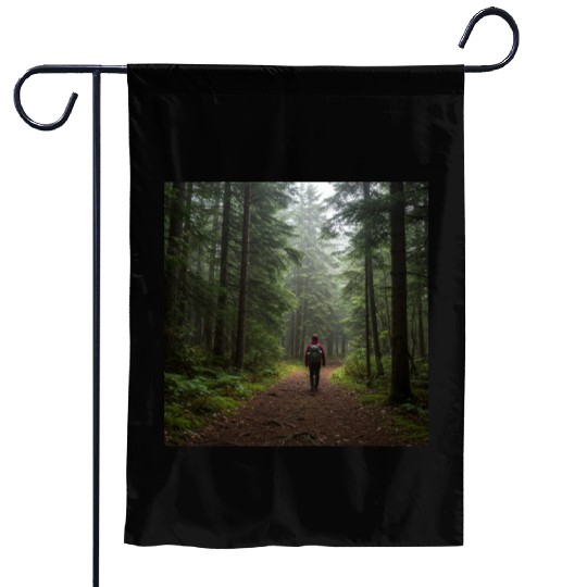 Enchanted Forest Nature Scene Garden Flags