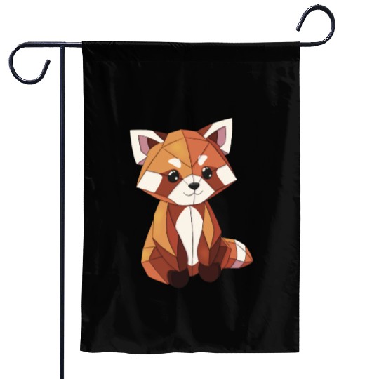 Cute red panda Garden Flags