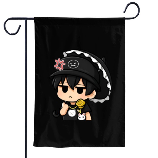 Chibi Joneda Angry Garden Flags