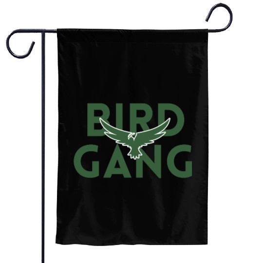 Bird Gang Bold Logo Design Garden Flags