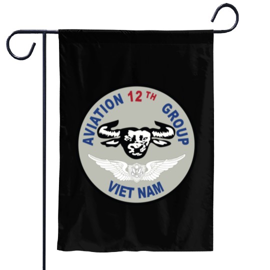 Army 12th Aviation Group Vietnam SSI wo T Garden Flags