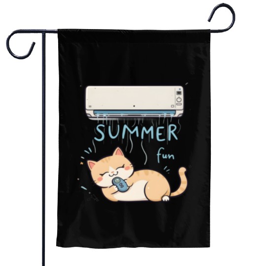 Funny Cat Garden Flags | Retro Cat Meme Garden Flags
