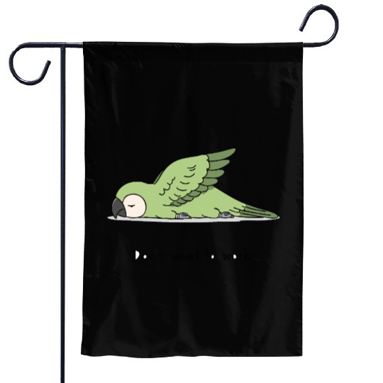 Red-shouldered Macaw Garden Flags