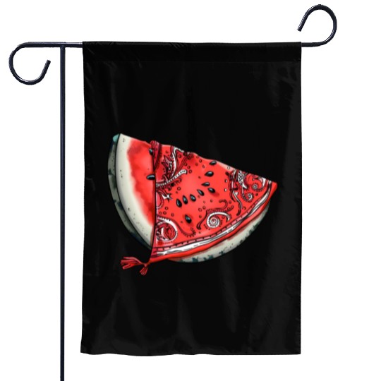 Streetwear Watermelon Slice - Fresh Summer Fruit Garden Flags