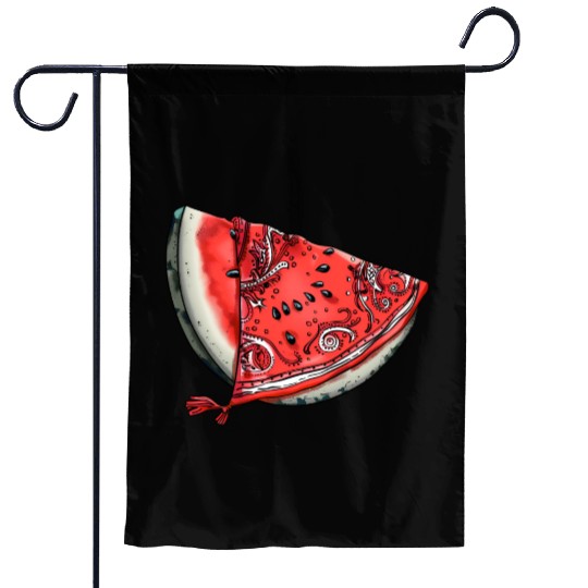 Streetwear Watermelon Slice - Fresh Summer Fruit Garden Flags