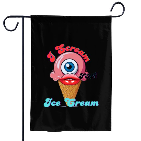 I Scream Garden Flags