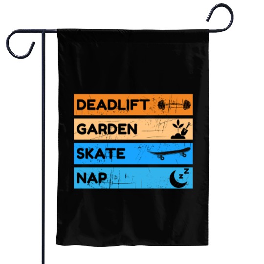 Vivid Outdoor Lifestyle Typography Garden Flags