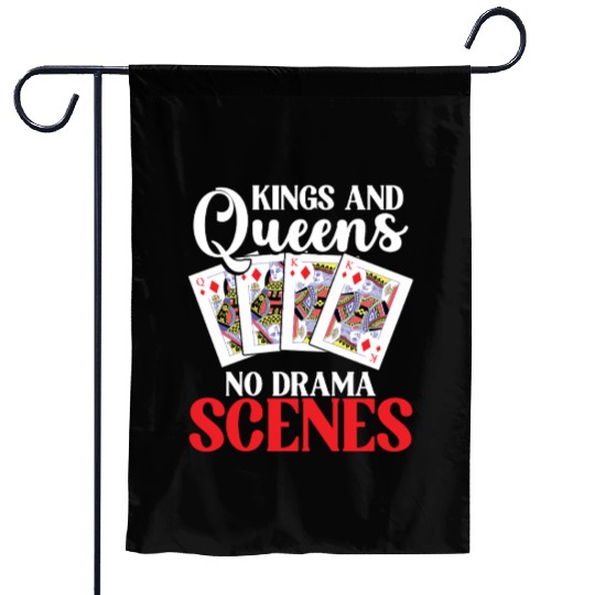Pinochle Trick Taking Game Drama King Queen Garden Flags