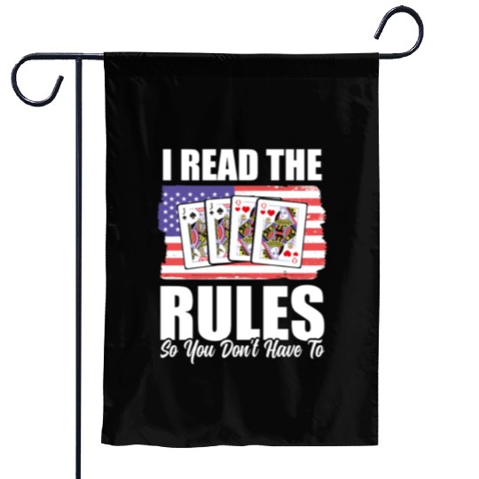 USA Flag Pinochle Rules Patriotic Card Games Garden Flags