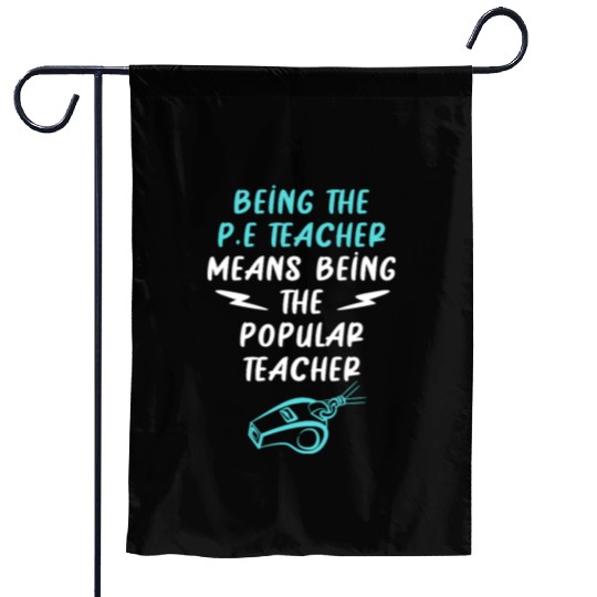 Physical Education P.E Teacher Coach Garden Flags