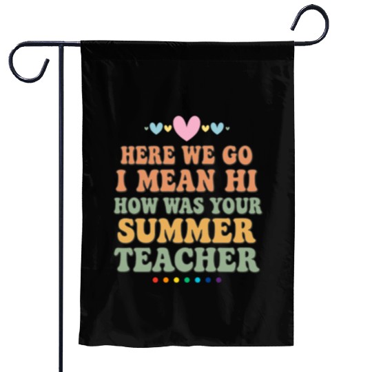 Summer Teacher Appreciation Quote Design Garden Flags