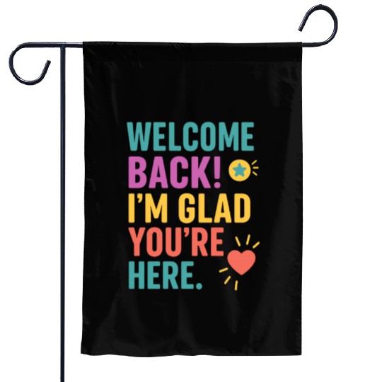 Welcome Back To School, Teacher Appreciation Gift Garden Flags