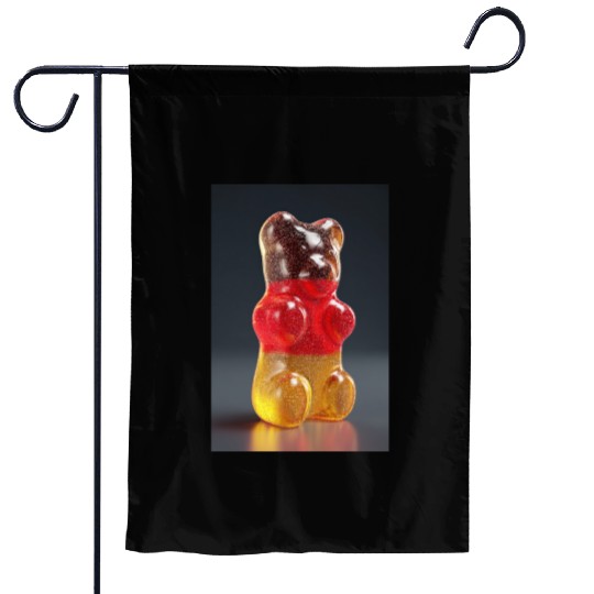Transparent German Gummy Bear Garden Flags