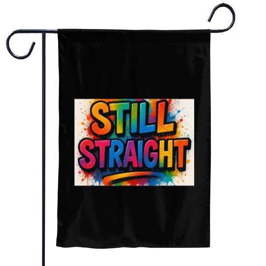 Still Straight Multi Colors Garden Flags
