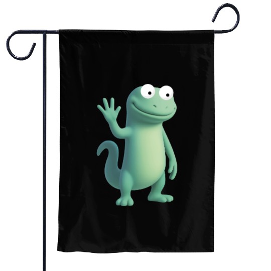 Funny Lizard Meme , lizard lizard lizard Garden Flags
