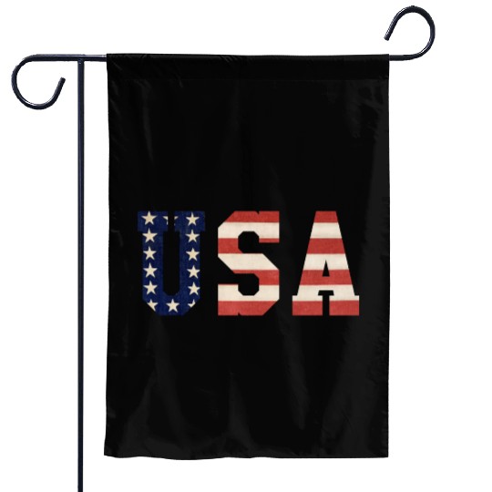 USA Patriotic design with the colors of the flag Garden Flags