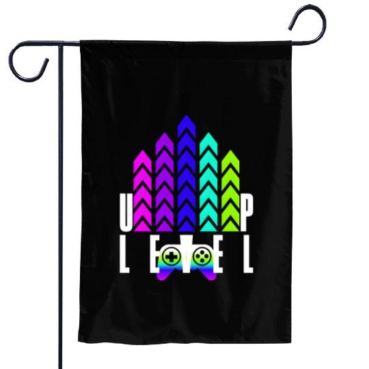 Level Up Gaming Garden Flags