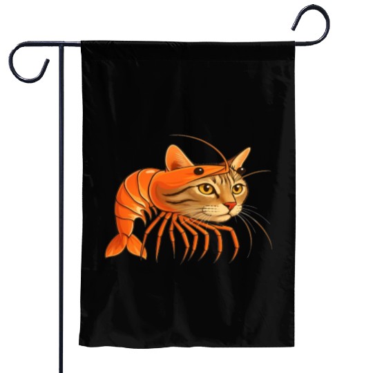 Trippi Troppi Italian Brainrot – Funny Shrimp Cat  Garden Flags