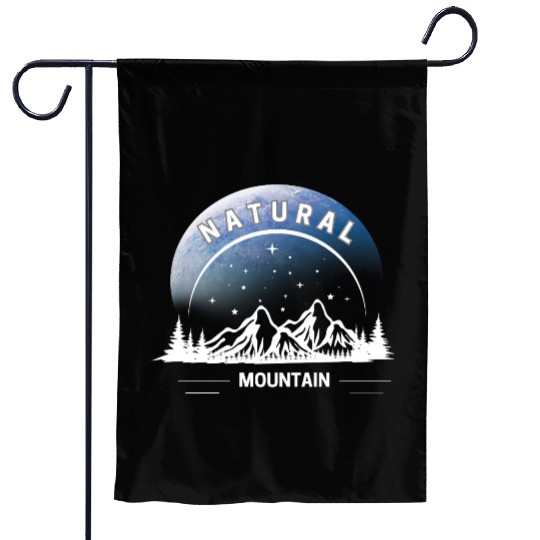 Natural Mountain Wilderness Design Garden Flags