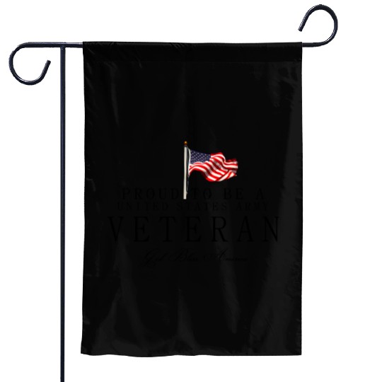 Proud To Be A US Army Veteran Garden Flags