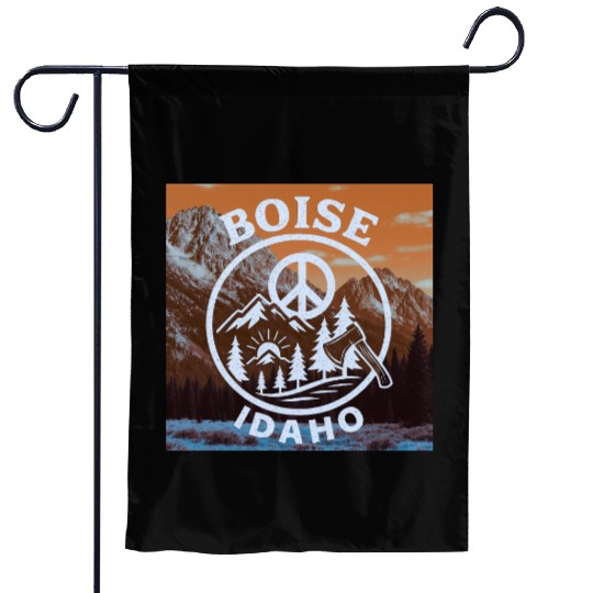 Boise, Idaho (O) Garden Flags