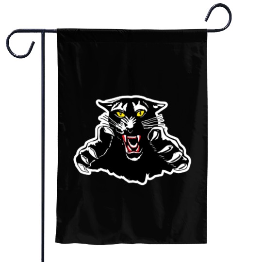 Black Panther Claw Design Garden Flags