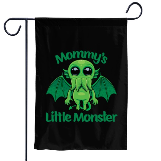 Mommy’s Little Monster Cthulhu Cuddles Garden Flags