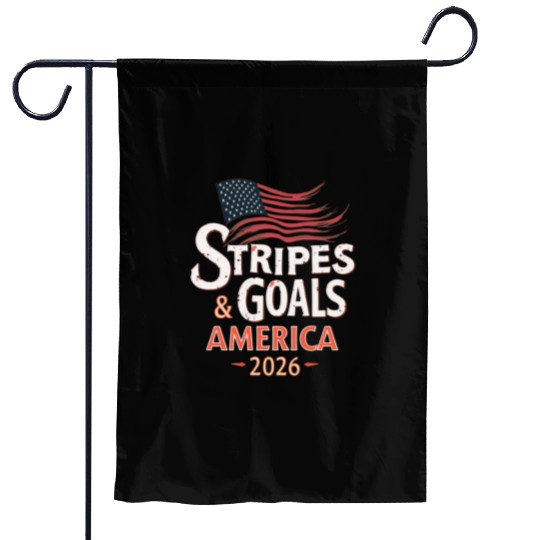 Stars, Stripes & Goals – USA Soccer World Cup 2026 Garden Flags