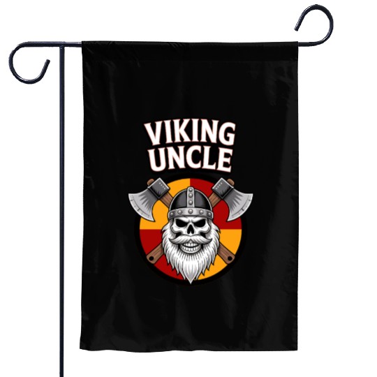 viking uncle norse warrior funny gift Garden Flags