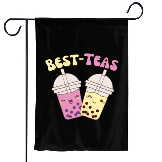 Best-Teas Cute Kawaii Bubble Tea Boba Tea Garden Flags