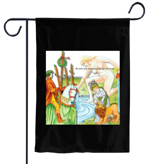 True Crime Tarot Everyday Items Garden Flags