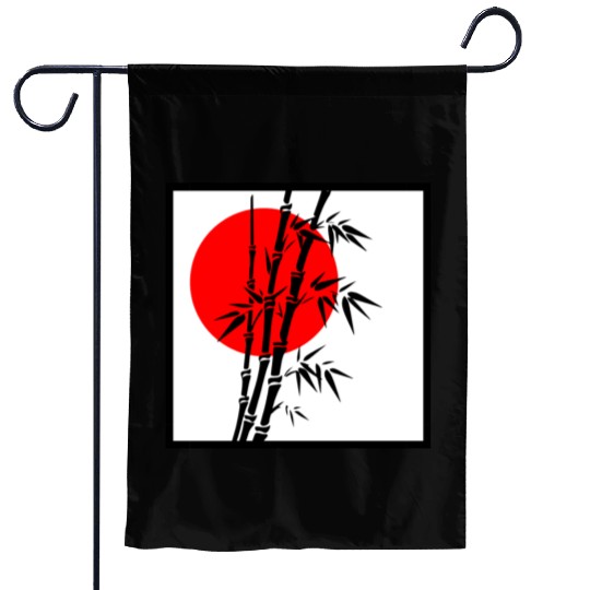 Japanese Bamboo Serenity Garden Flags