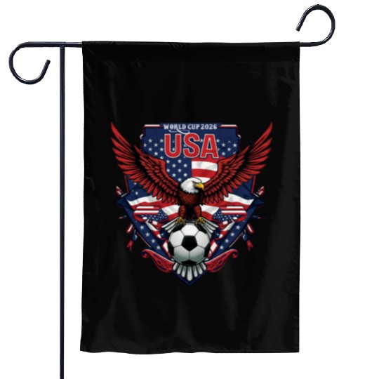 USA Soccer World Cup 2026 Eagle Patriotic Apparel Garden Flags