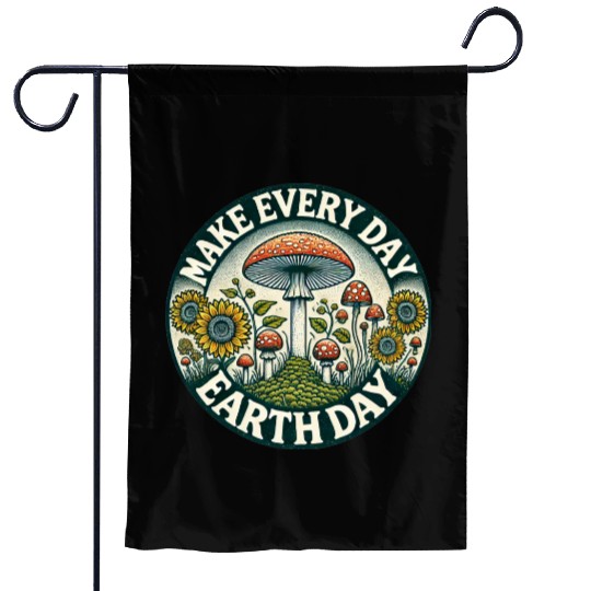 Make every Day Earth Day Garden Flags