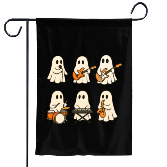 Ghost Band Musical Ensemble Garden Flags