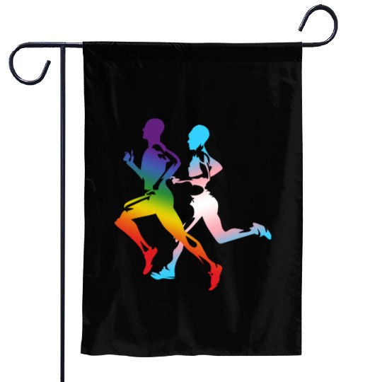 LGBT Transgender Gay Pride Rainbow Flag Running  Garden Flags