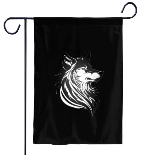 My Pack Is Imaginary - Lone Wolf Garden Flags