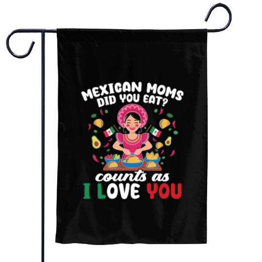 Mexican Moms Abuelita Grandma Food Gift Garden Flags