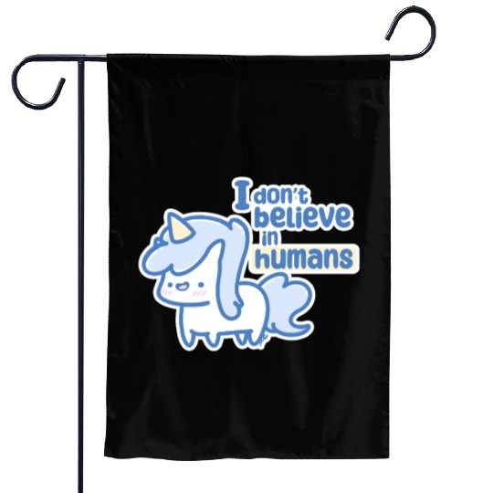 Whimsical Unicorn Design Garden Flags