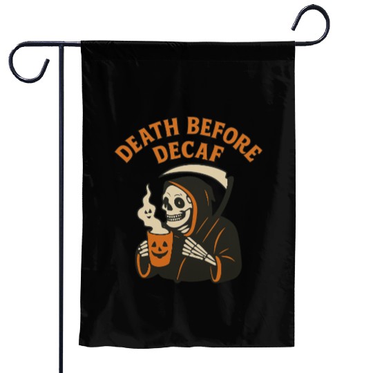 Funeral Halloween Tribute Garden Flags