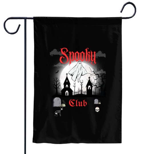 Spooky Club – Gothic Graveyard V Garden Flags