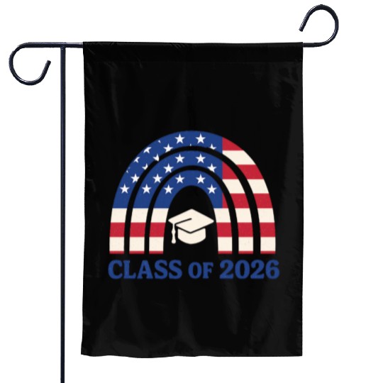 Senior 2026 | Graduation Class of 2026 Blue Design Garden Flags
