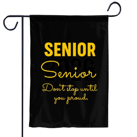Senior 2026 Distressed Number Design Class of 2026 Garden Flags