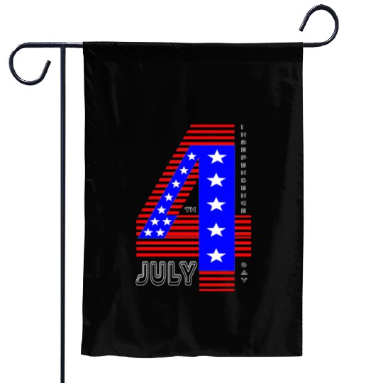 July 4th Stars and Stripes Independence Design Garden Flags