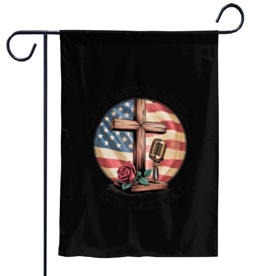 Charlie Kirk: Campus To Capitol Garden Flags