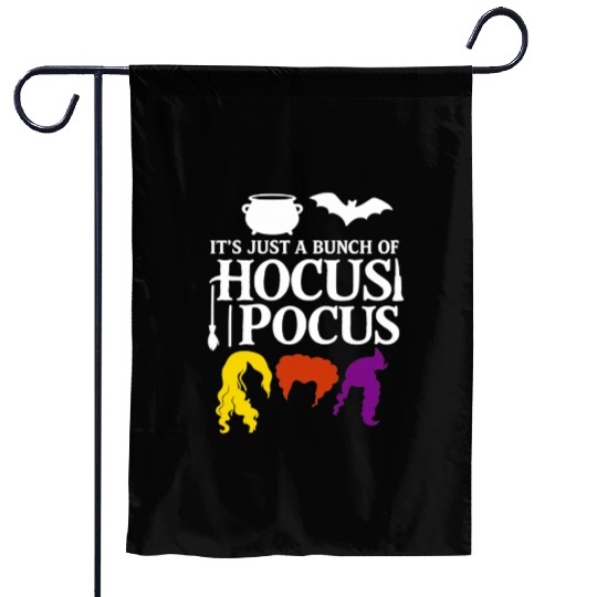 Hocus Pocus Haloween Party Garden Flags