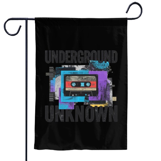 Underground Cassette Tape Urban Art Garden Flags
