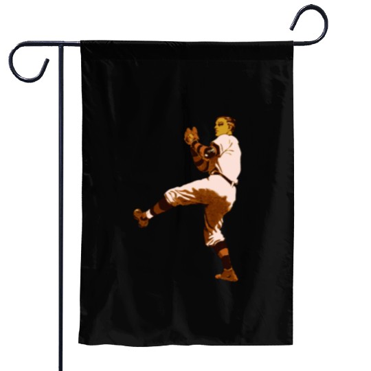Baseball Pitcher Garden Flags