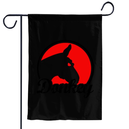 Donkey Poker Garden Flags